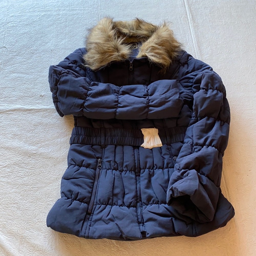 Brand new winter coat with fur